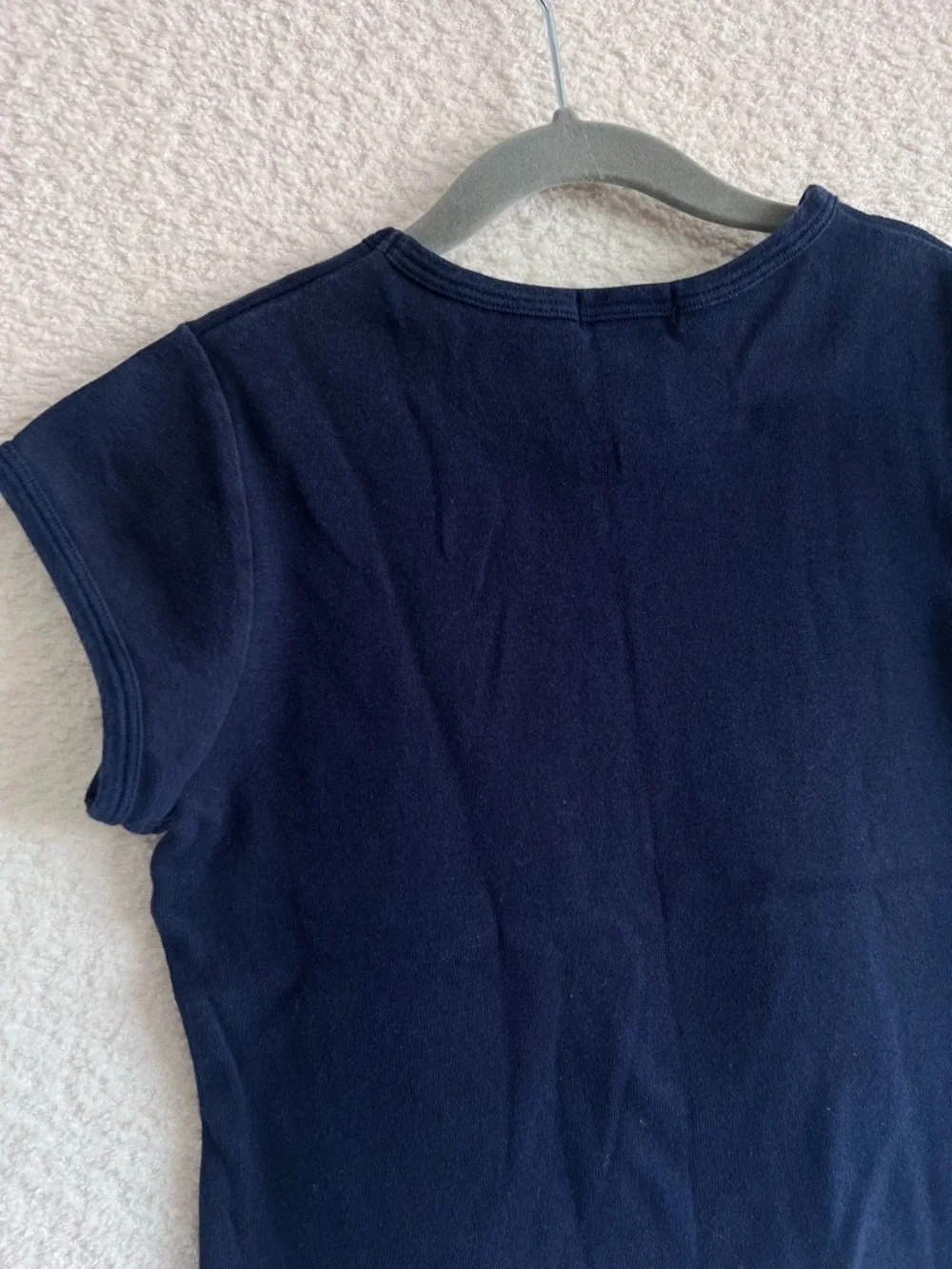 Ralph Lauren Vintage RLGIRL‎ Rare Blue Red Short Sleeve T Shirt Size Large 12/14